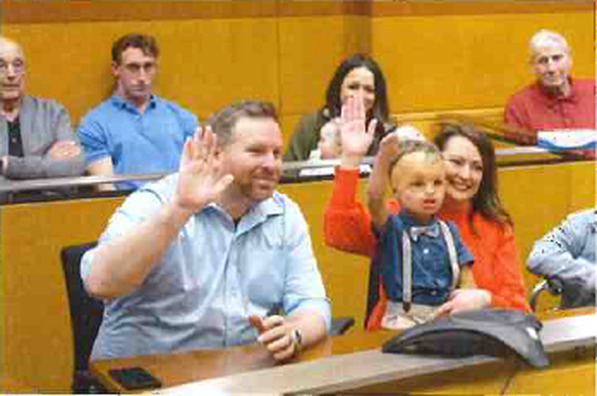 Leo “Bubby” Strode, 5, was adopted by David and Sarah Strode of Pierce County on Feb. 28, 2025.
