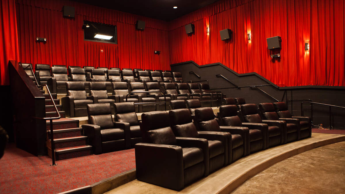 Interior of one of Yelm Cinemas’ movie theaters.
