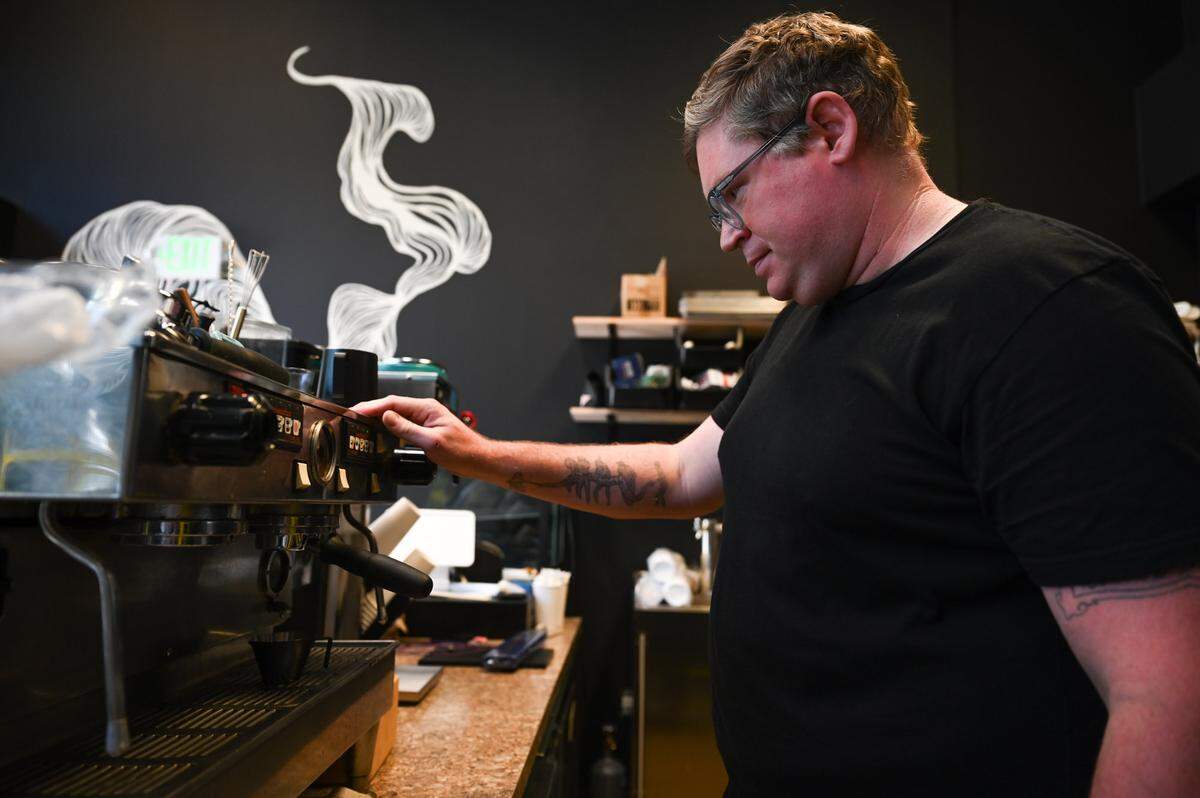Mike Murphy brings years of experience in the brewing industry to coffee. His first shop is now open at 750 Market St. in downtown Tacoma.