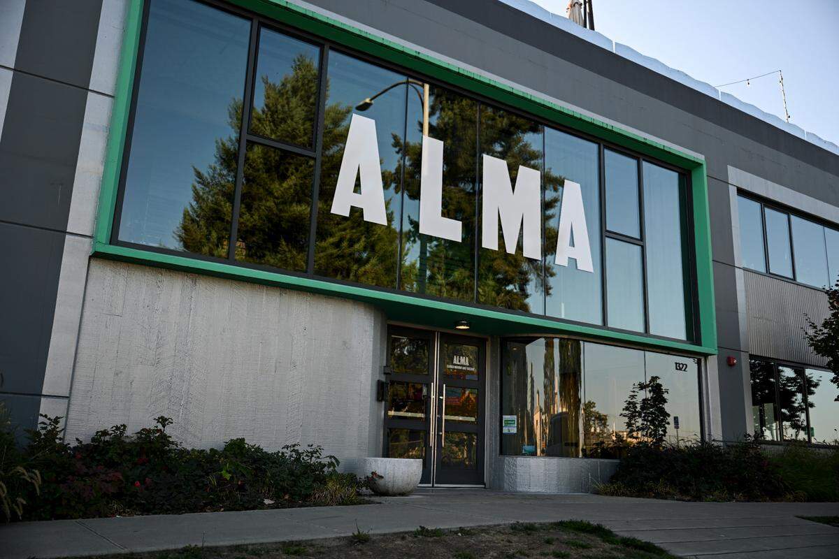 ALMA, an arts center with restaurants, a recording studio, classroom space and a concert hall, opened in 2018 at 1322 Fawcett Avenue in Tacoma, Wash. Funded by Wend Collective, it will close in October 2023. The exterior is shown here on Thursday, Sept. 21.