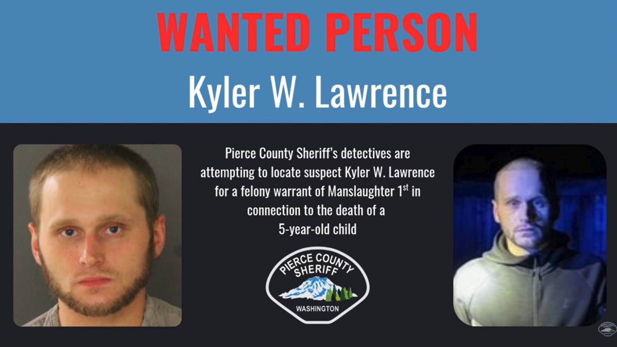 Pierce County man wanted in 5-year-old son’s fentanyl death. Have you seen him?