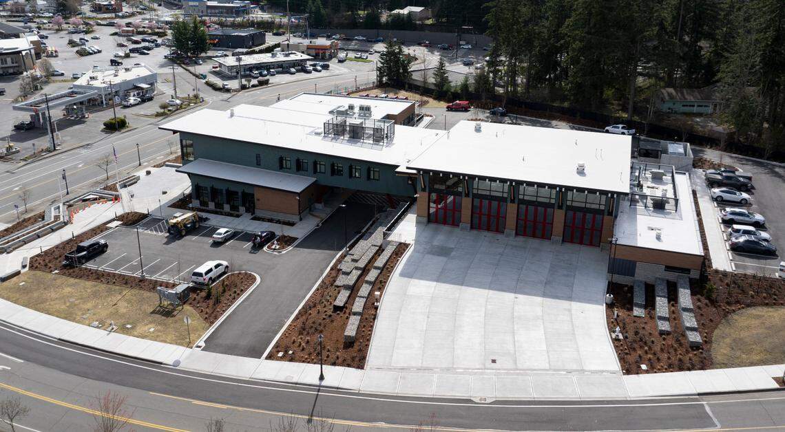 The newly opened East Pierce Fire and Rescue Station 111, on Tuesday, March 18, 2025, in Bonney Lake, Wash.