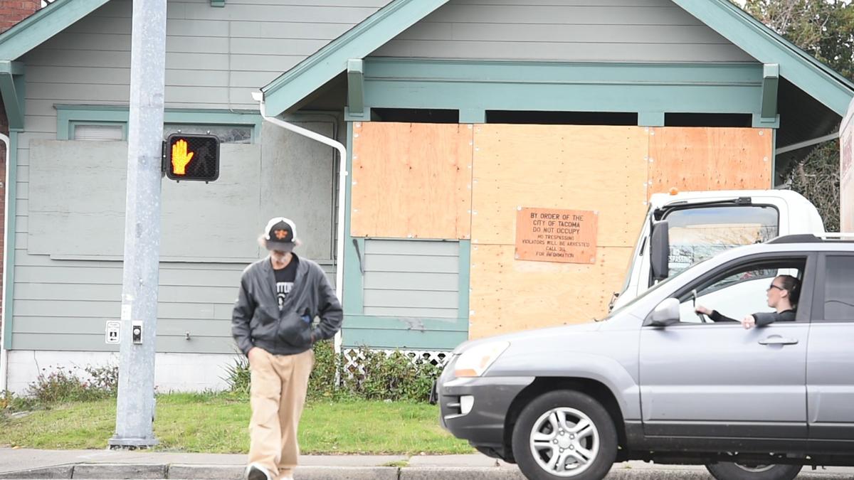 A condemned house in the Hilltop neighborhood of Tacoma, Wash. The legacy of the redlining maps commissioned by the Federal government can be seen in some of the city’s neighborhoods today.