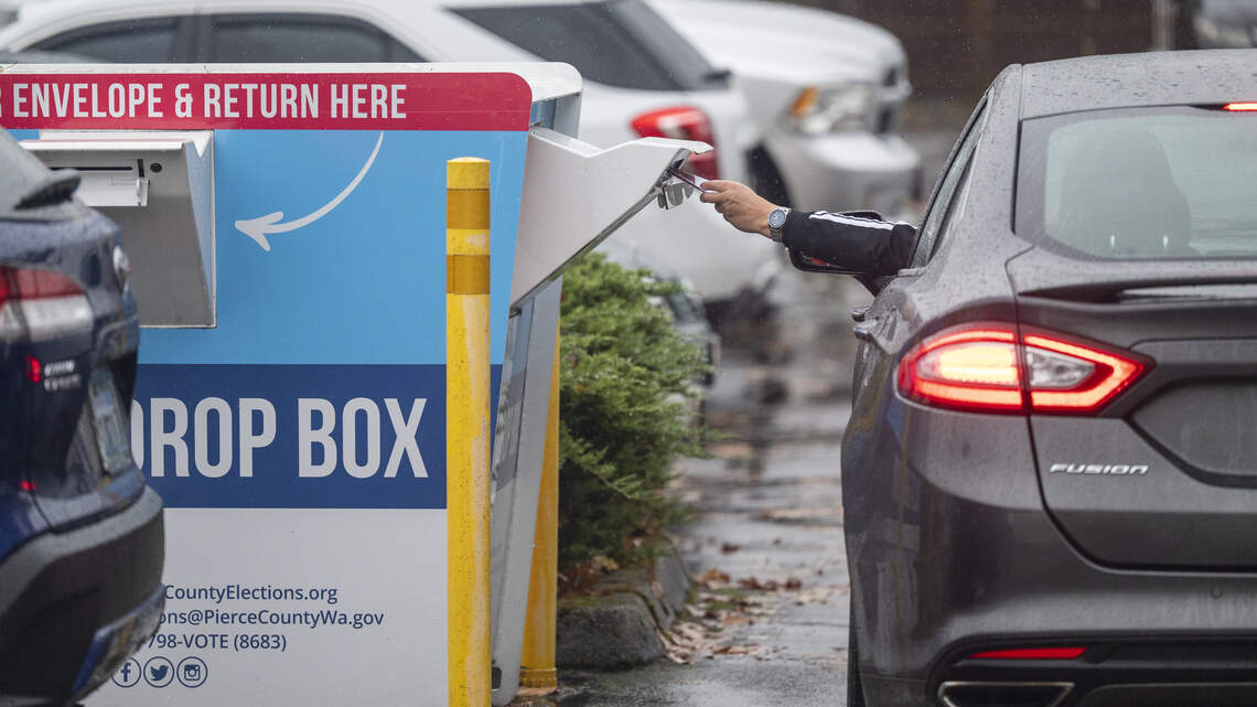 How late can I mail my ballot in Washington state general election? Drop it off?