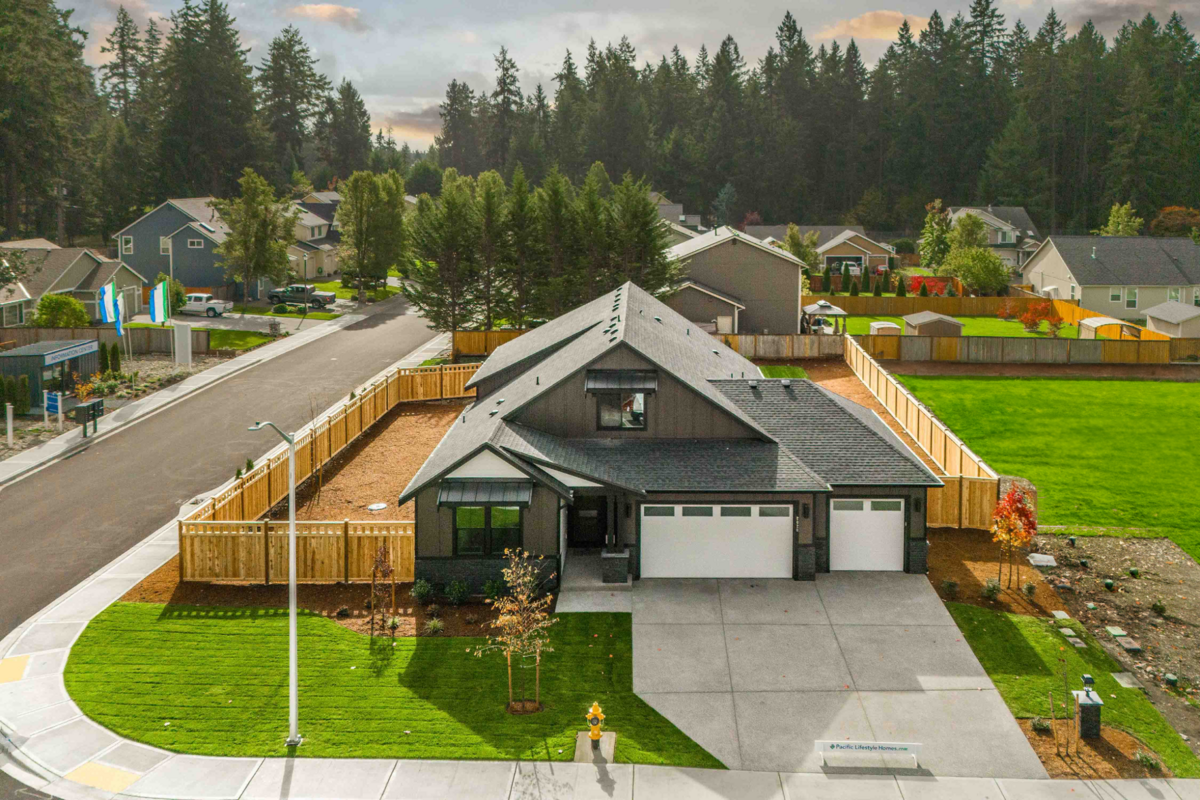 Acorn Park’s first model home, 14212 19th Ave. Ct. S., was unveiled in October.