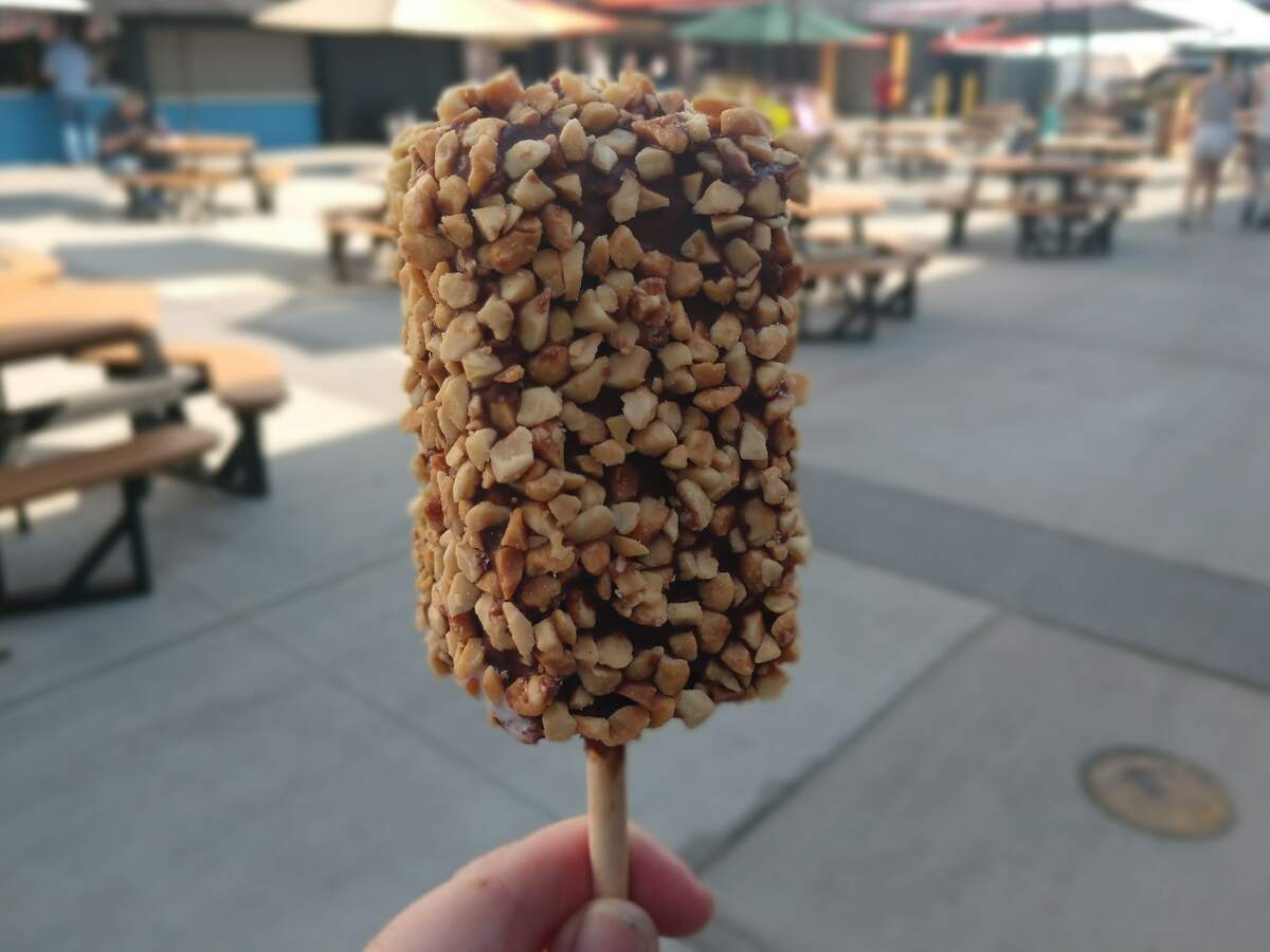 Find chocolate-and-nut dipped ice cream bars throughout the fairgrounds.