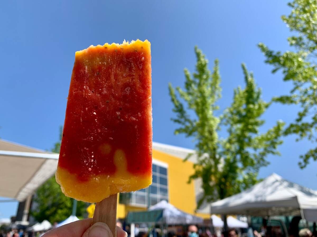 Cool off with a fresh-fruit ice pop from Chill Paletas.