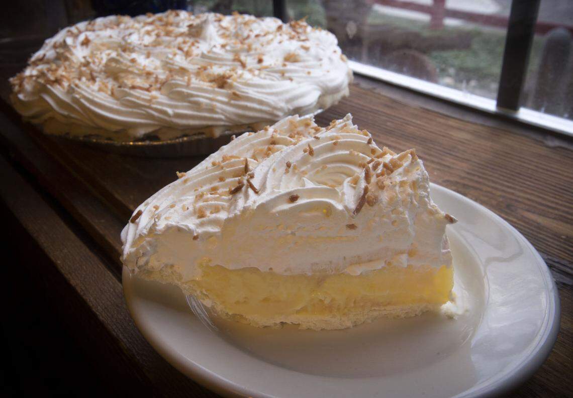 Coconut cream pie at the Homestead Restaurant and Bakery in Tacoma.