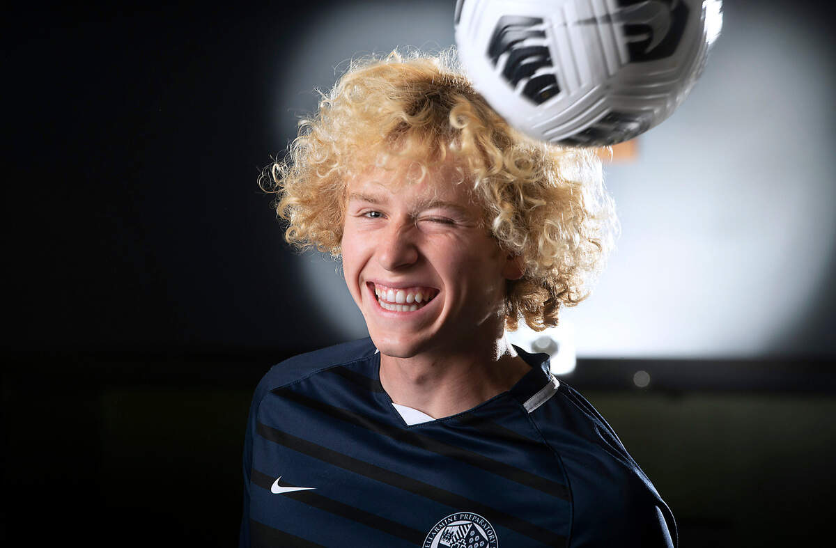 Bellarmine junior defender Liam Miller is The News Tribune’s All-Area Boys Soccer Player of the Year. He is shown at Bellarmine High School in Tacoma, Washington on Thursday, June 9, 2022.