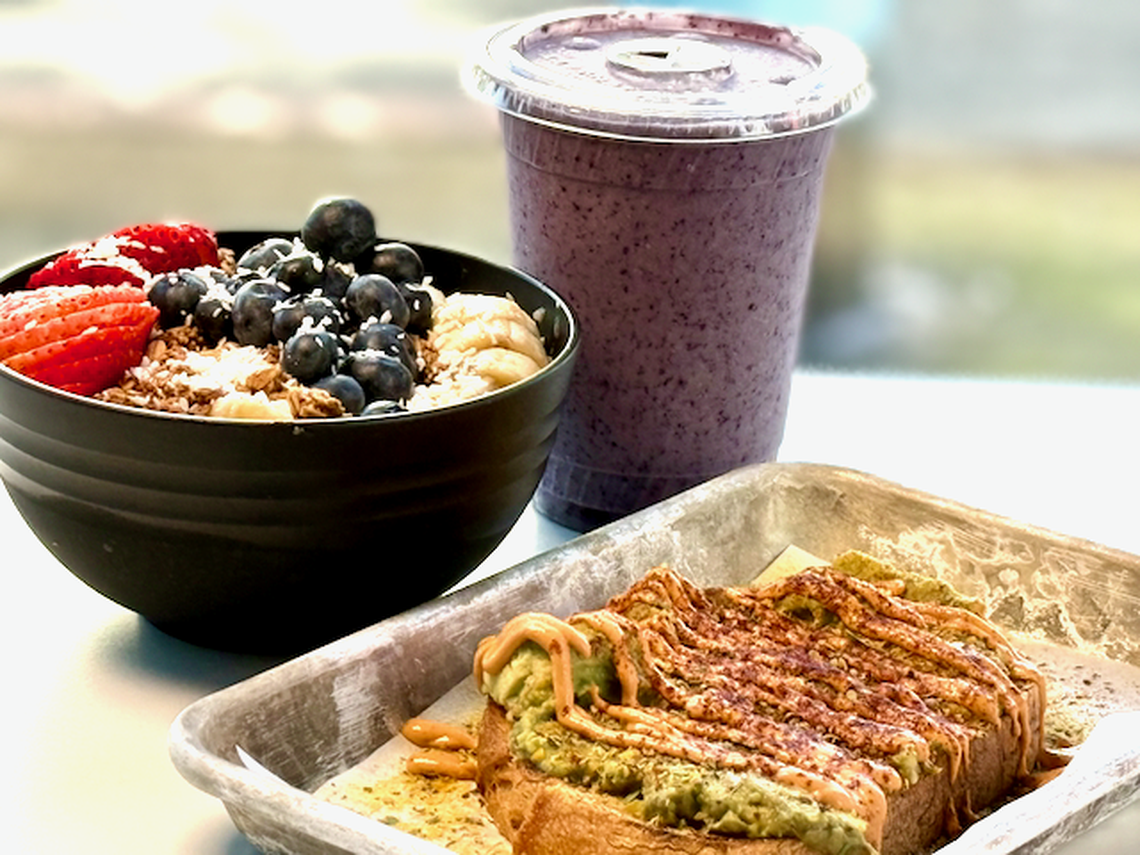 Gather started with just a few juices and smoothies, but the menu grew to include fan-favorite avocado toasts, bowls and superfood lattes.