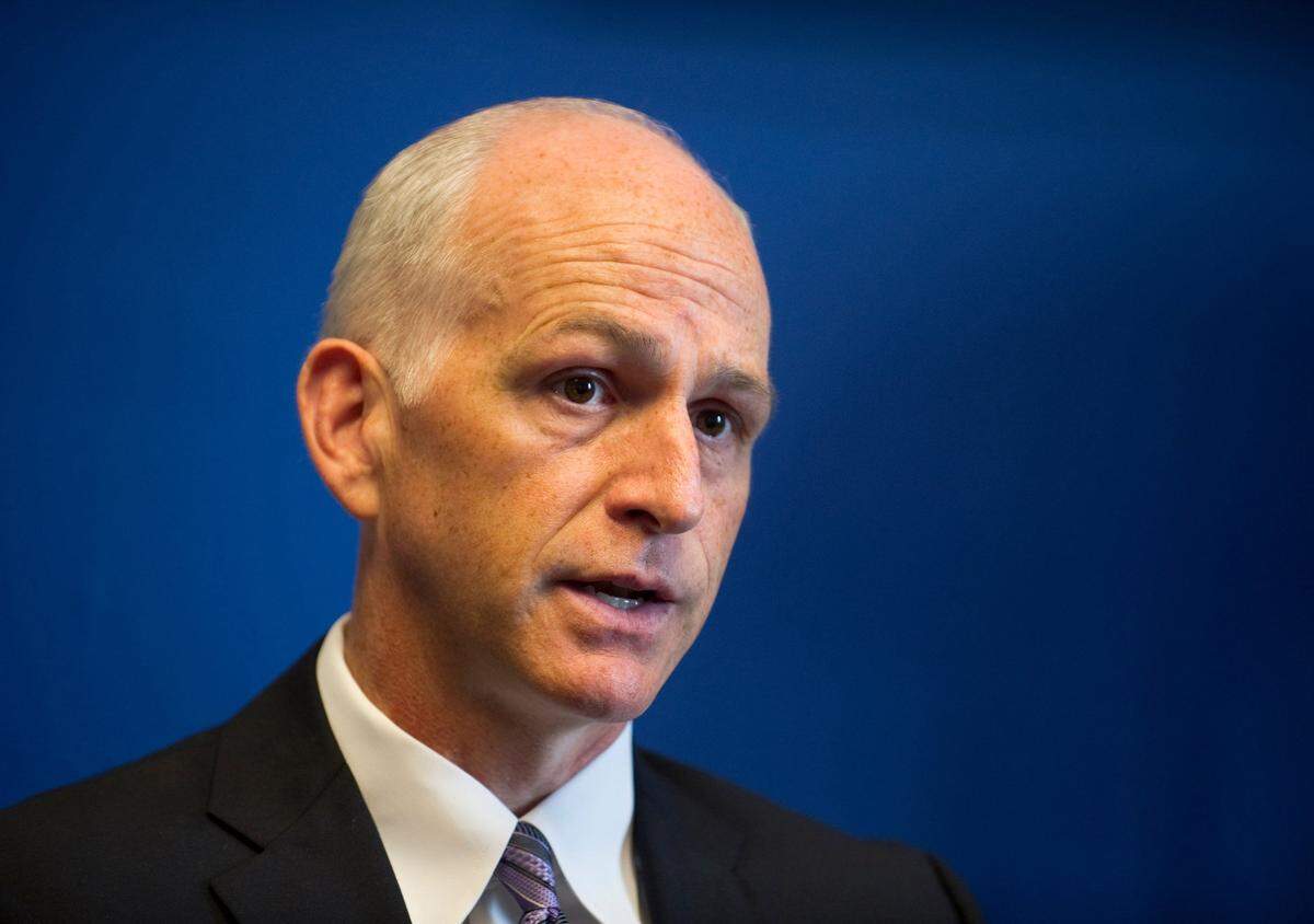U.S. Rep. Adam Smith (D-Wash.), shown in his office in Washington, D.C., on May 29, 2014. Smith, the incoming chairman of the powerful House committee that oversees the U.S. military, said Wednesday that Congress’ plan to stop President Donald Trump’s military action in Yemen is unlikely to actually influence White House policy. (Mary F. Calvert/TNS)