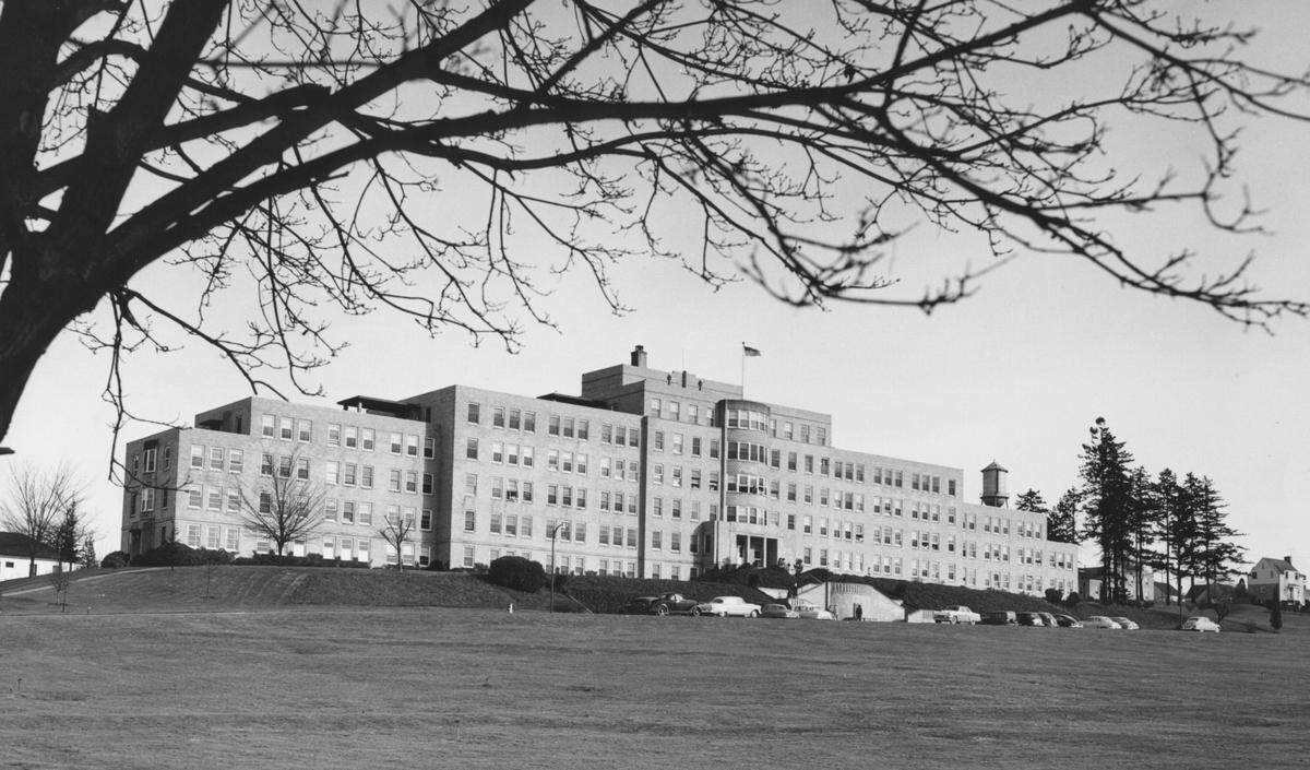 The Tacoma (Cushman) Indian Hospital in October of 1954 when the hospital cut Native American care to treat only those with tuberculosis.