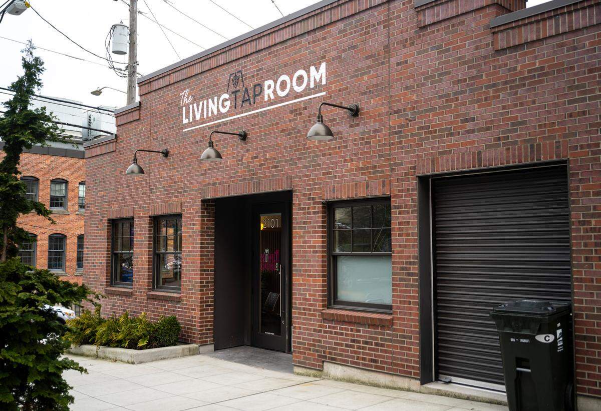 The Living TapRoom, a self-serve beer, wine and cider bar, opened above Dancing Goats in Spring 2023.
