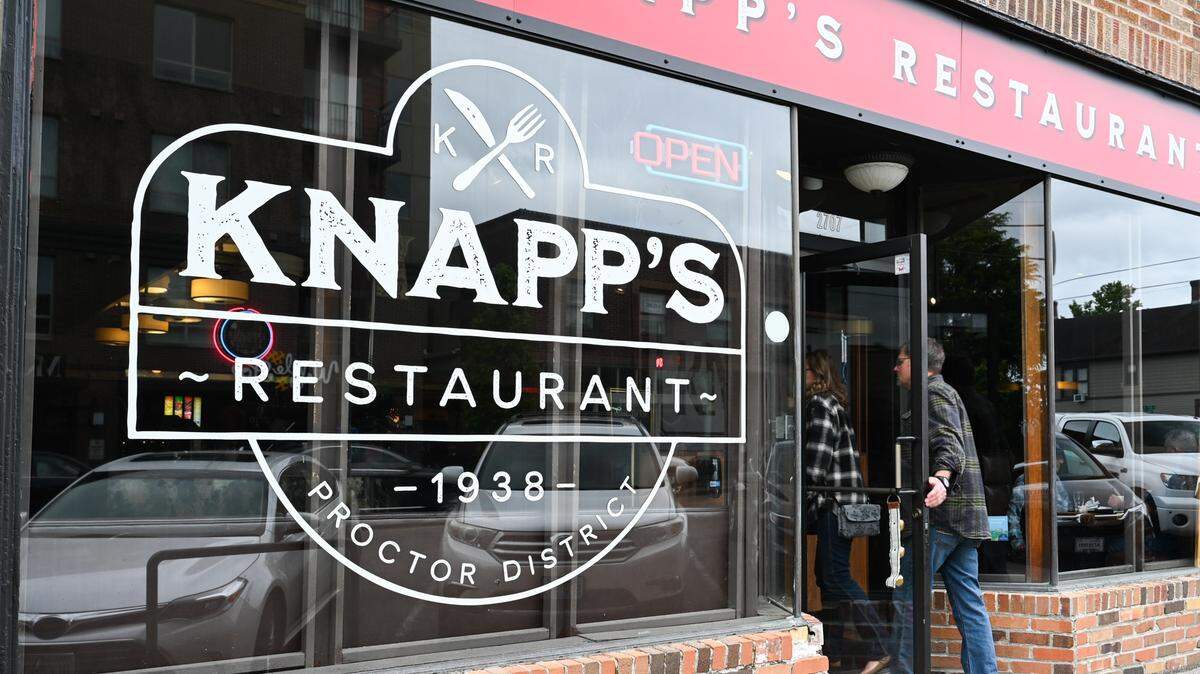 Knapp’s Restaurant and Lounge was open on Monday. The owners denied rumors that the beloved diner was closing.
