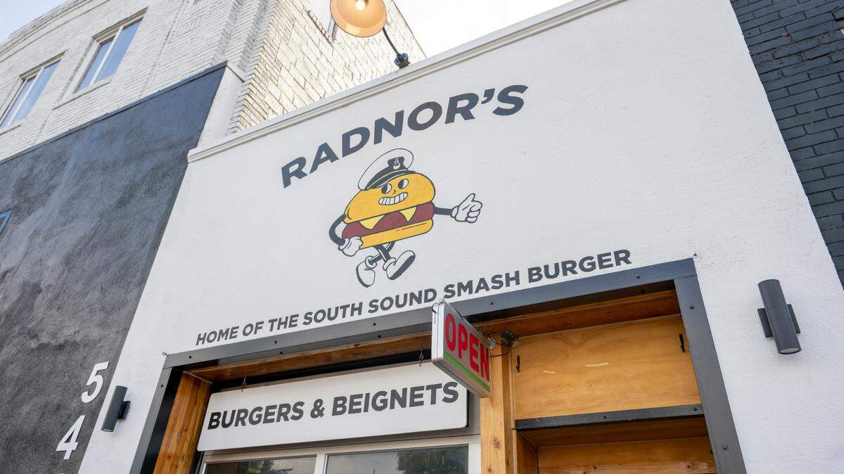Radnor’s, a burgers and beignets restaurant along South Tacoma Way, sits on Thursday, June 5, 2025, in Tacoma, Wash. 