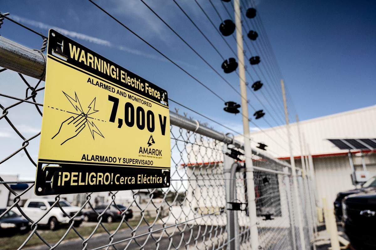 This image provided by AMAROK shows an example of electric fencing the company offers. Tacoma City Council will host a public hearing June 27 on the city’s slate of proposals in the 2023 code amendment package. Allowing electric fences in more parts of the city without a variance is one of the proposals.