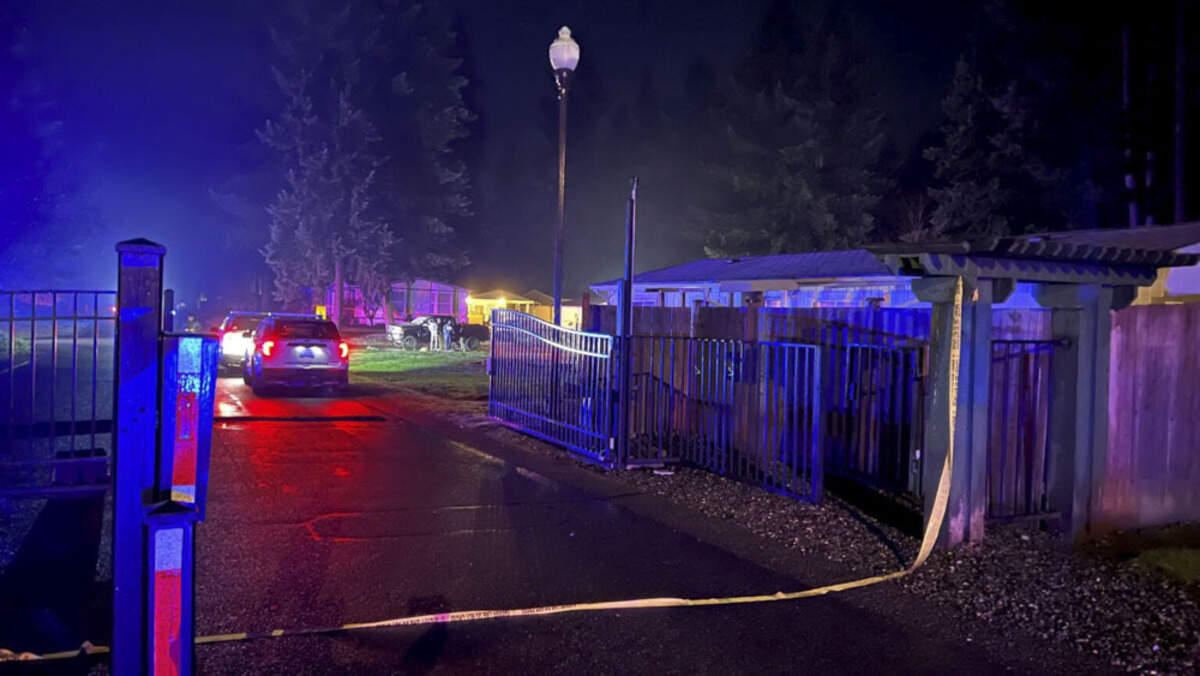Pierce County Sheriff’s deputies encountered a person shooting a rifle from the window of a pickup truck in the Puyallup area on the night of Tuesday, Dec. 19, 2023. After shots were exchanged the suspect surrendered near the corner of 192nd St Ct E and 82nd Ave E in Puyallup. The suspect was transported to a local hospital with minor injuries then booked into the Pierce County Jail. No deputies were injured in the encounter.