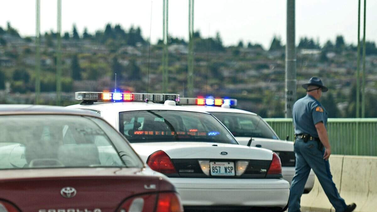 One lane of eastbound state Route 16 on the Tacoma Narrows Bridge was closed after a woman threatened to jump on an August morning in 2015. Such scenes are not uncommon on the 11-year-old bridge.