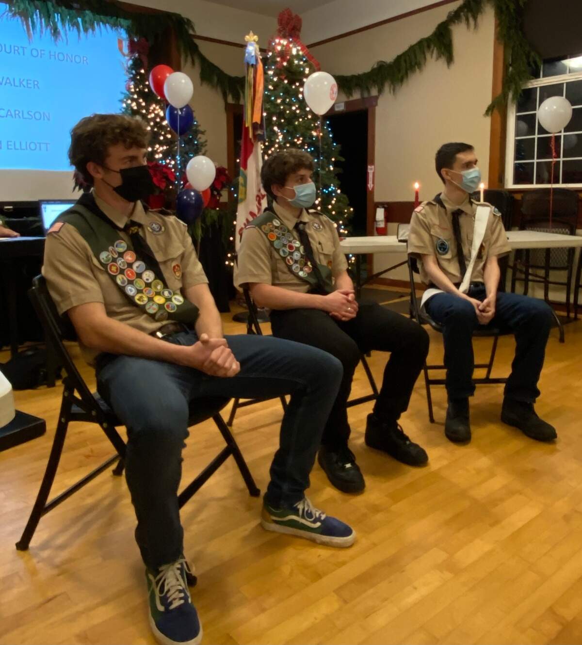 Left to right: Max Walker, Curtis Carlson, Mason Elliott.