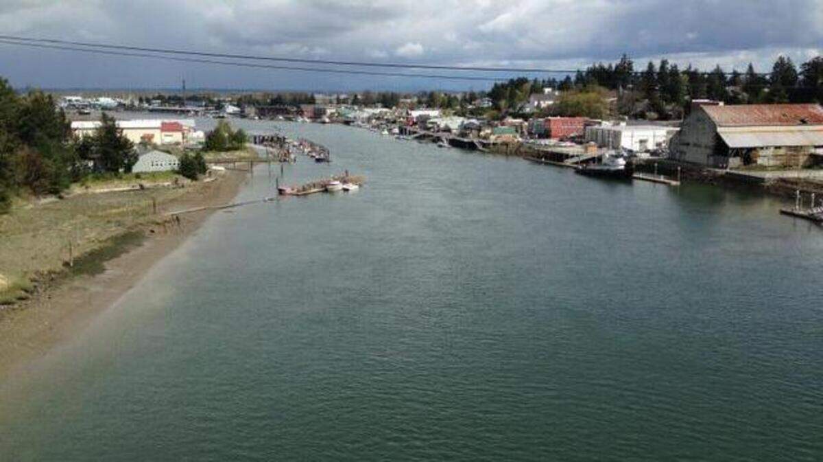 A view of the Swinomish Canal in La Conner.
