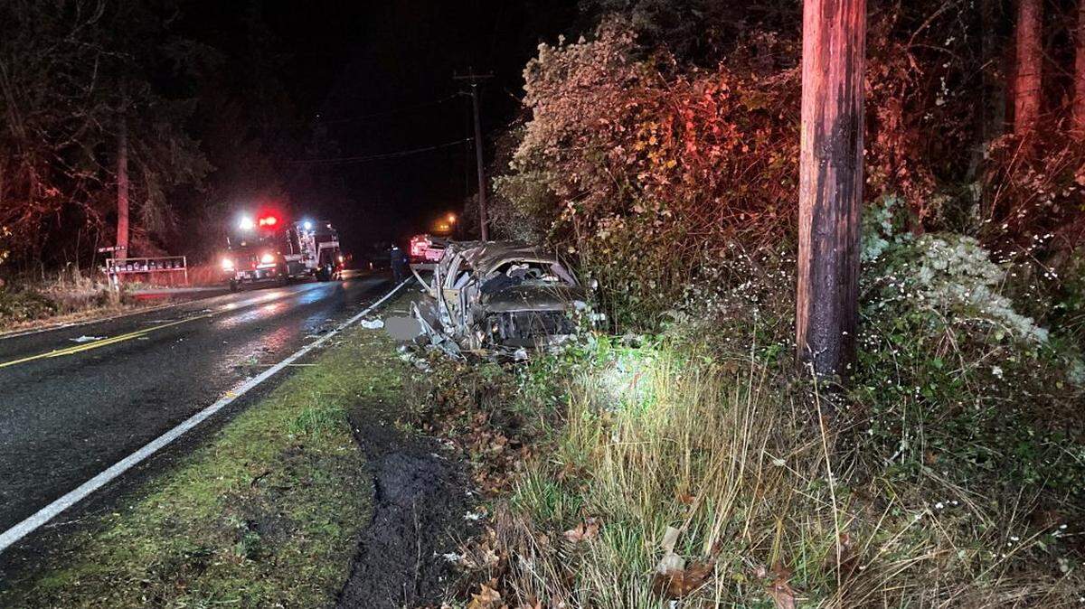 The passenger was killed and the driver arrested on suspected DUI in an overnight crash in Roy on Nov. 26, 2022.