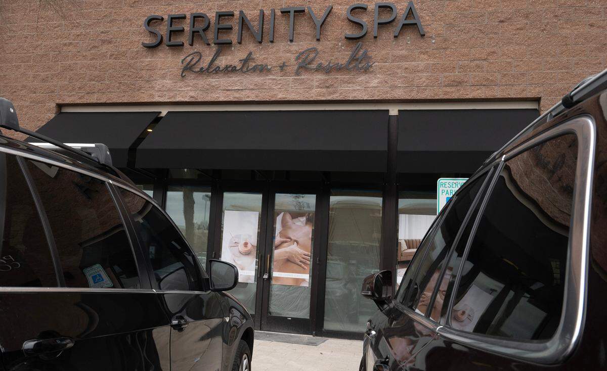 Serenity Spa plans to open its new storefront soon in the Point Fosdick Square in Gig Harbor, Washington, shown on Wednesday, Feb. 14, 2023.