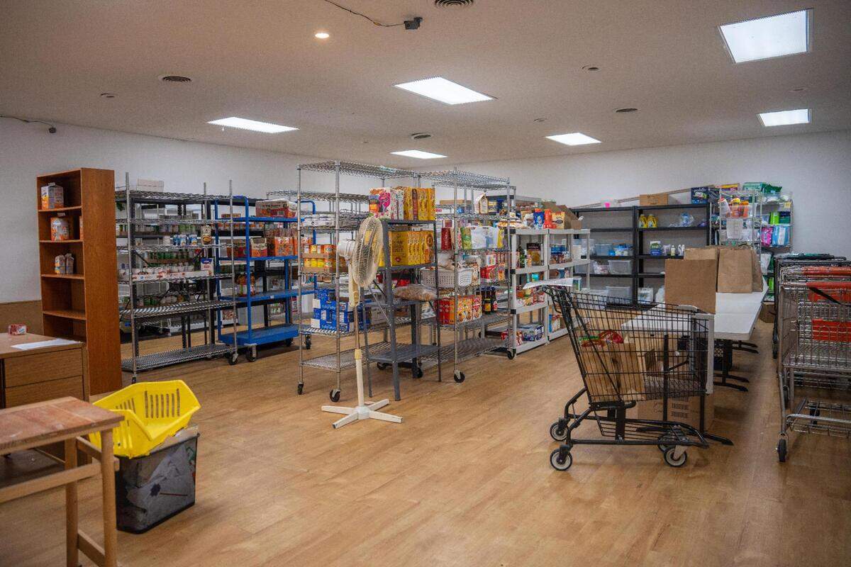 The old FISH Food bank location in Gig Harbor is moving just a few hundred feet away to their new location. Since COVID, people haven’t been able to come in and do their own shopping, so the new location is also a return of in-person shopping.
