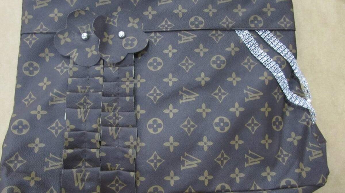 This fake Louis Vuitton handbag was among a variety of items seized at the Port of Tacoma, according to a U.S. Customs and Border Patrol news release. The items are worth $1.5 million.
