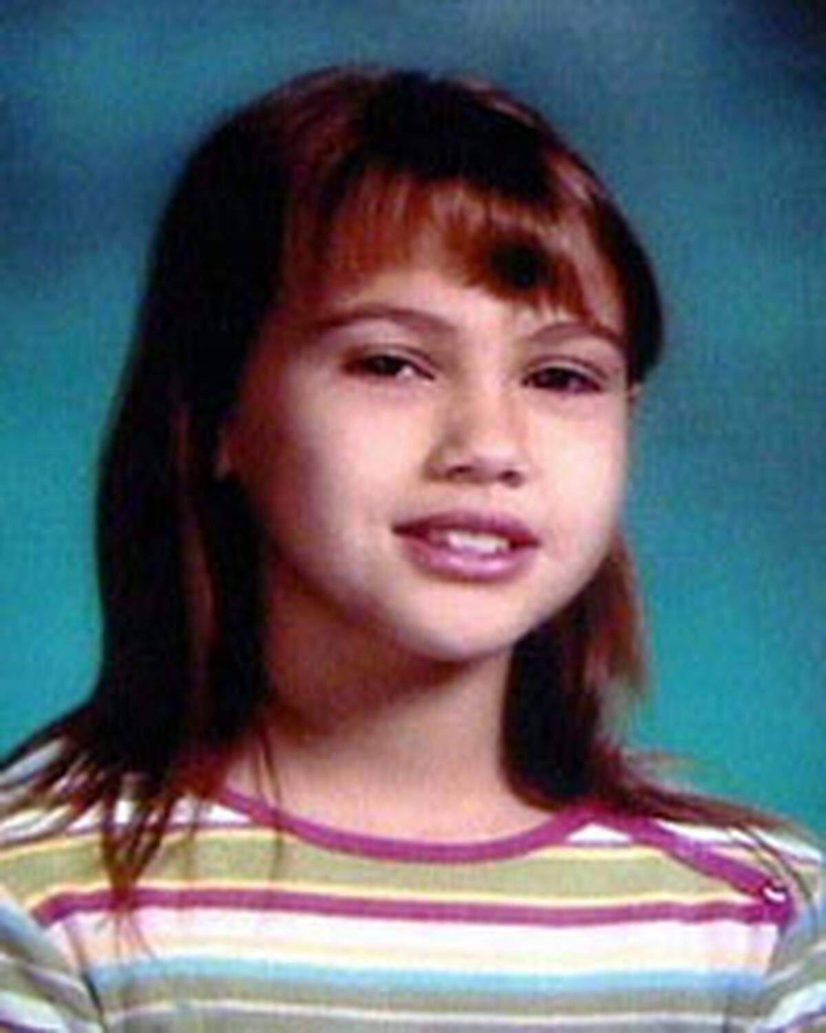 A school photo of Adre'anna Jackson at age 10.