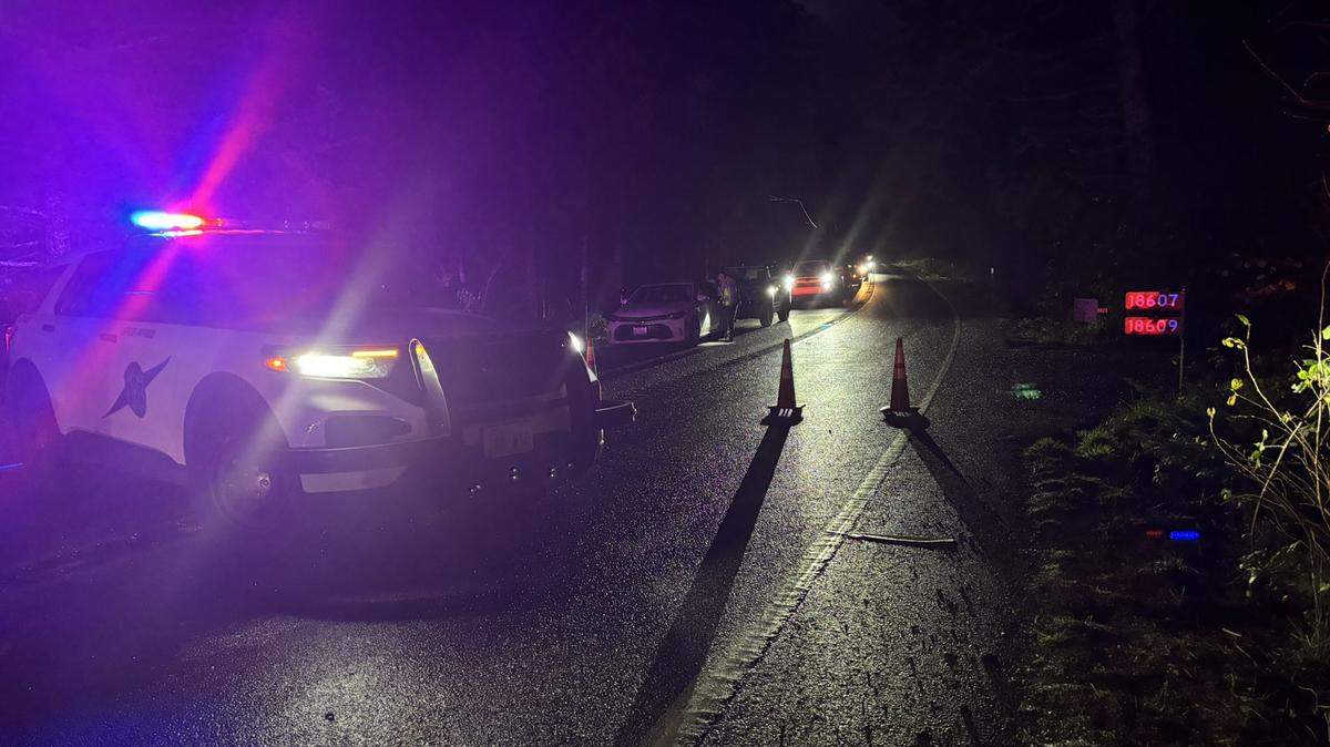 Authorities are on the scene of a two-car collision that happened early Friday evening, blocking both sides of State Route 302. One person is confirmed dead and another is in the hospital with life-threatening injuries, according to the Washington State Patrol.