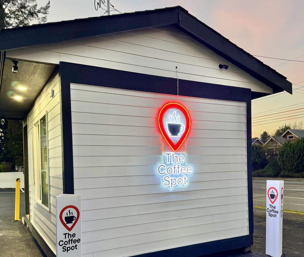 The Coffee Spot is at 2518 N. Stevens St., in the parking lot of the Conoco gas station.