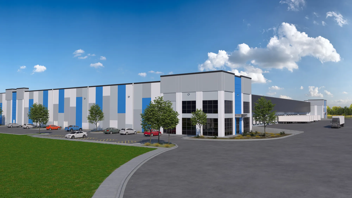 Rendering envisions the new Tall Firs Industrial Park in Tehaleh near Bonney Lake, part of the Tehaleh Commerce Center that’s part of the master planned development.