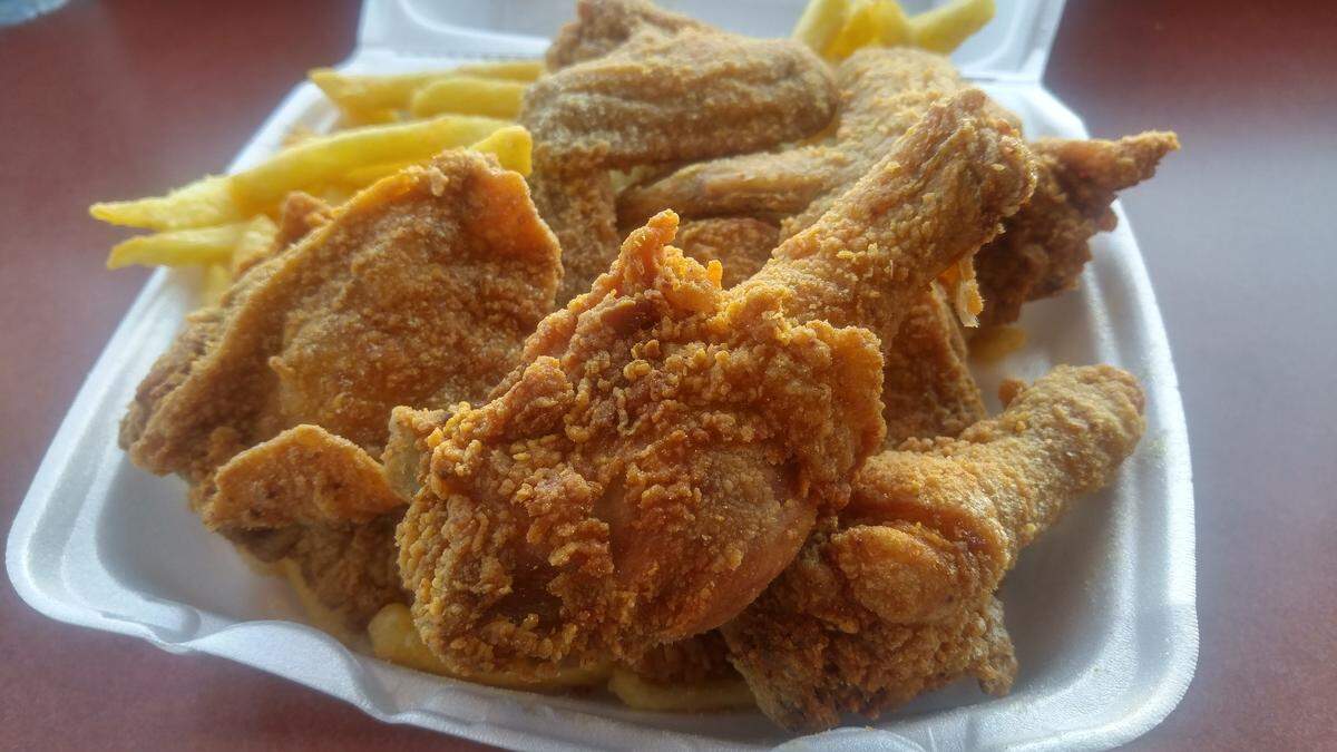 Fried chicken from JJ Fish & Chicken in Lakewood.
