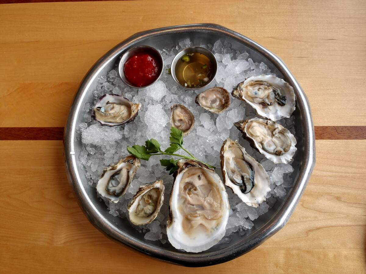 A selection of oysters from Anthony’s Restaurants.