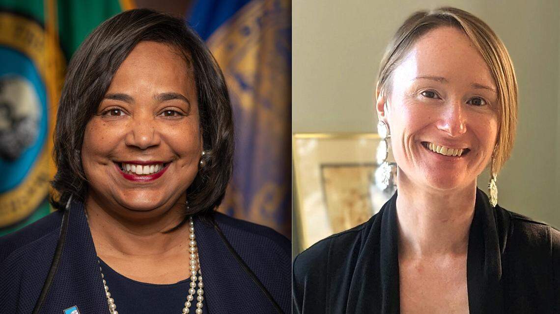 April Black is the Executive Director of Tacoma Housing Authority. Victoria Woodards has served as Tacoma’s mayor since 2018.