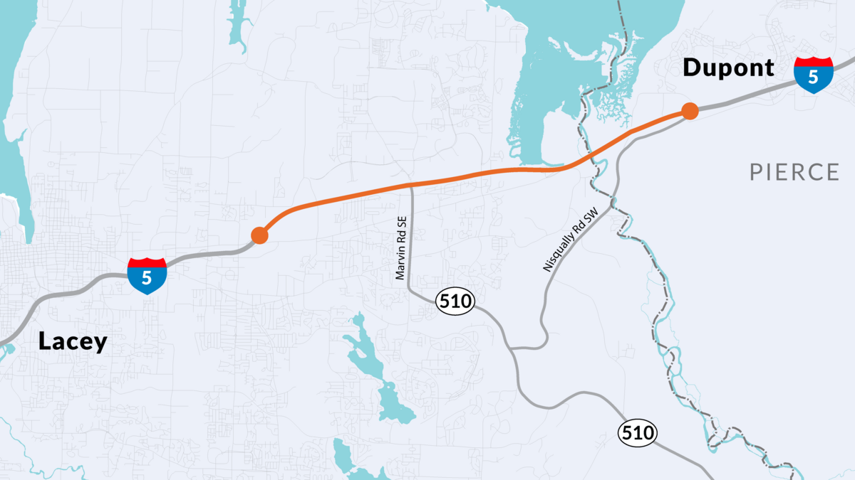 Traveling I-5 at night? Be ready for South Sound lane closures through October