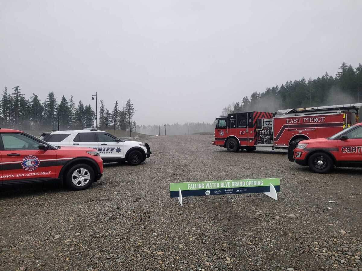 Officials celebrated the opening of a road Dec. 13, 2024 that’s part of a $150 million project to provide another outlet for the 11,000 residents of Tehaleh, the planned community in the fastest growing region of Pierce County.