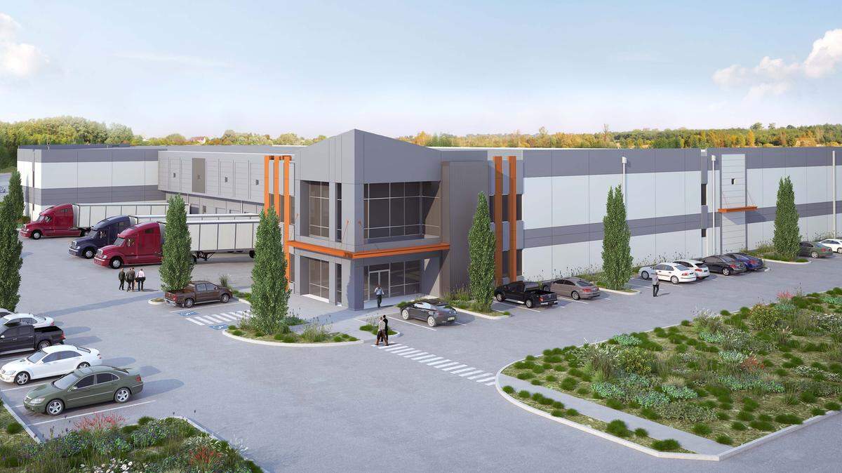 A rendering of the new Tacoma I-5 Distribution Center, set to break ground in March.
