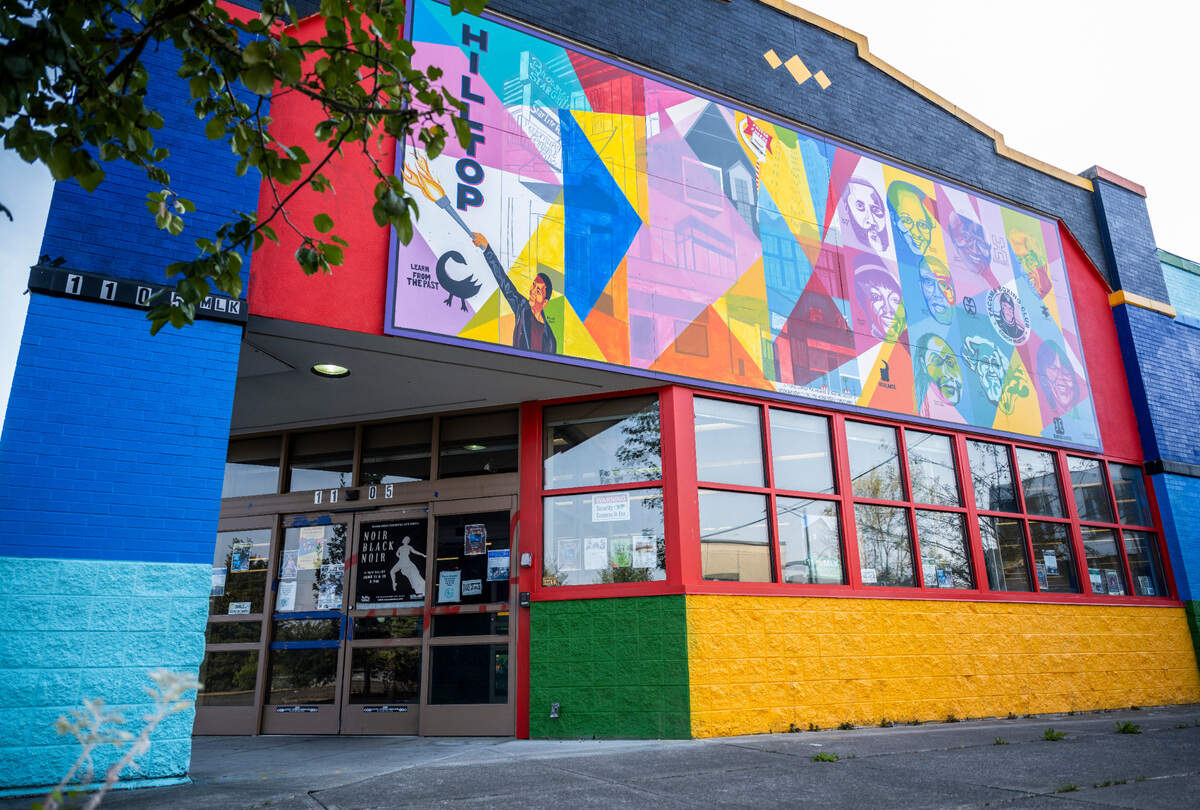 A view of the mural that was was designed by local artist Christopher Jordan for the former Rite Aid building on Martin Luther King Jr. Way in Tacoma, on Oct. 6, 2022.