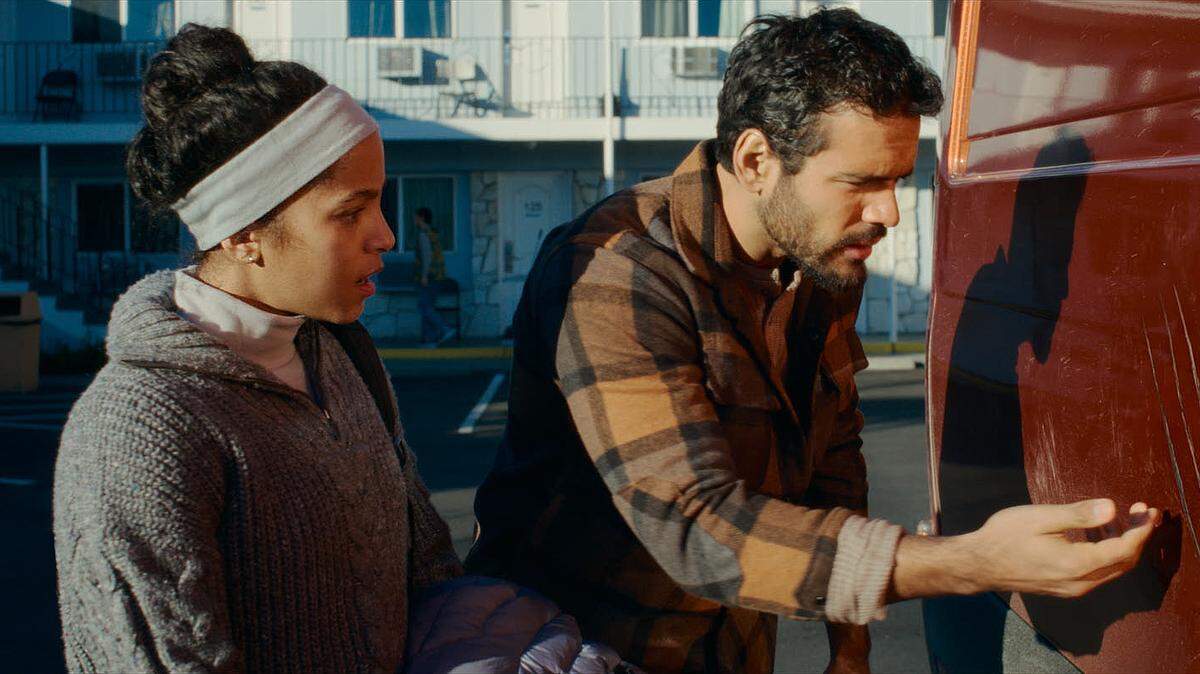 Lou Llobell appear in a scene from the horror movie “Passenger,” in theaters on Friday, May 22, 2026.