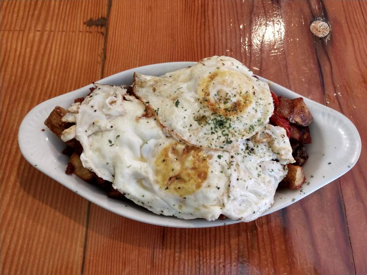 Patatas bravas from Stink Cheese + Meat.