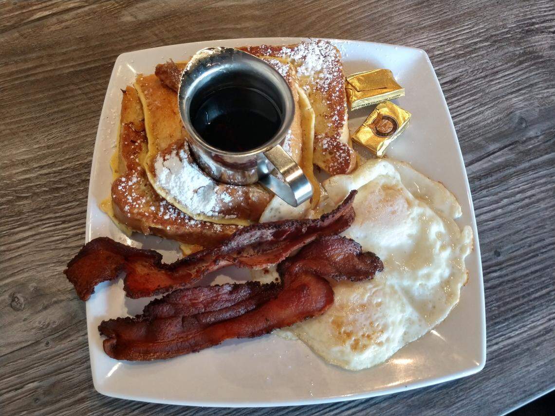 French toast breakfast at Manny’s Place.