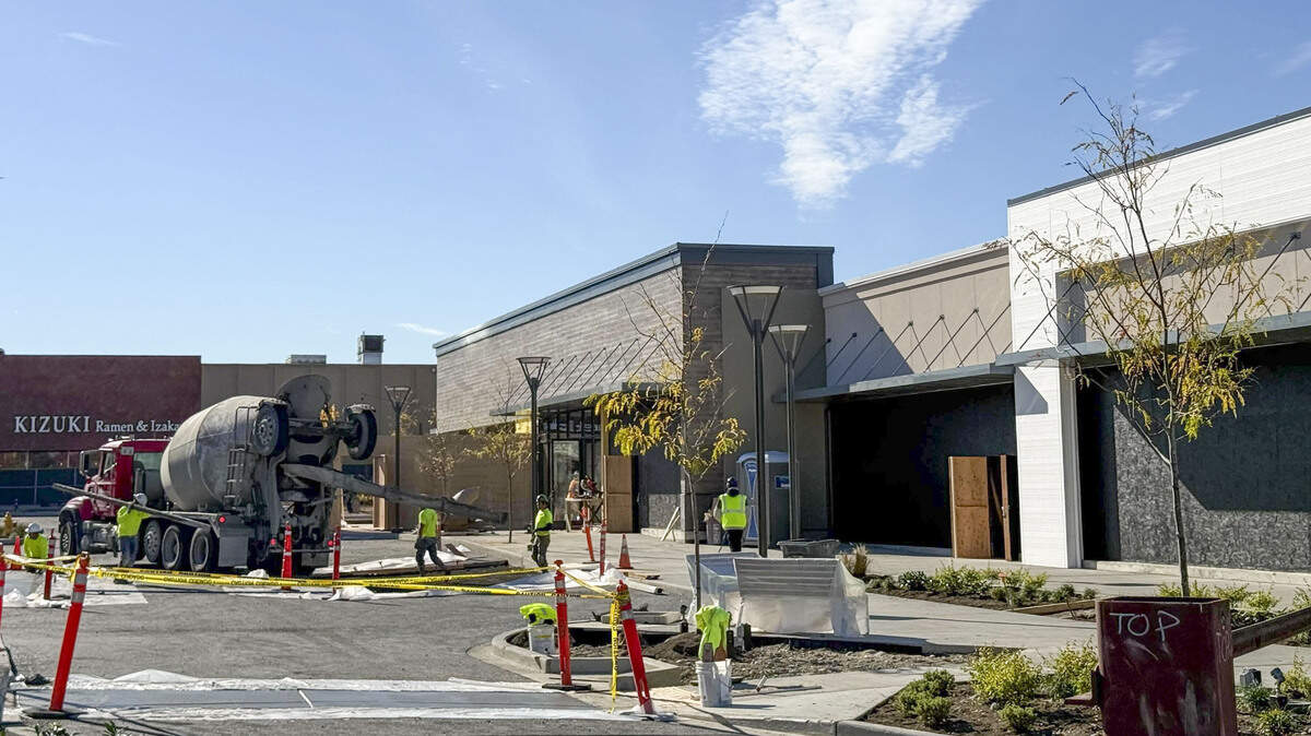 Work continued Wednesday, Oct. 15, 2025, on the new Tacoma Mall Village.