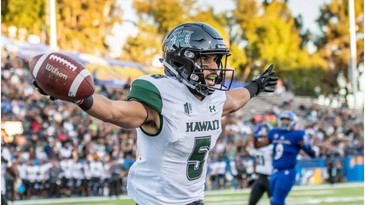 With Doug Baldwin contemplating retirement the Seahawks traded a sixth-round choice in the 2020 NFL draft to Jacksonville to get into the seventh and final round of this draft. They used that pick to select John Ursua, a slot receiver from the University of Hawaii.