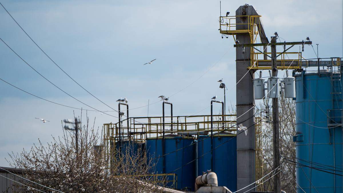 A general view of the Darling International Facility in Tacoma, Wash., on Monday, April 1, 2019. The Darling International facility had an equipment failure during the weekend, causing a smell throughout Tacoma over the weekend. A port spokeswoman said it was a broken gasket.
