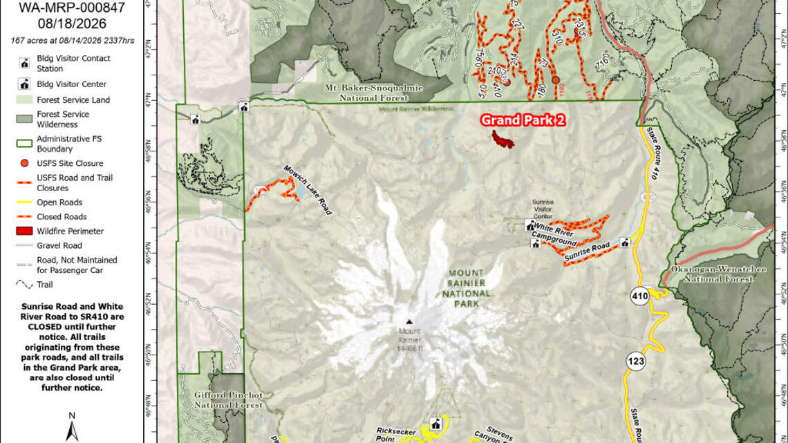 Mount Rainier opens White River Campground and Wonderland Trail, unsure about Sunrise