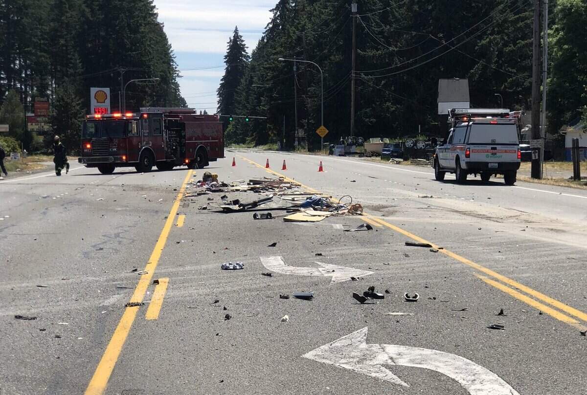 A 53-year-old Roy man was killed Wednesday afternoon in a vehicle collision on state Route 7 near Spanaway, according to the Washington State Patrol. The cause of the crash was failure to yield.