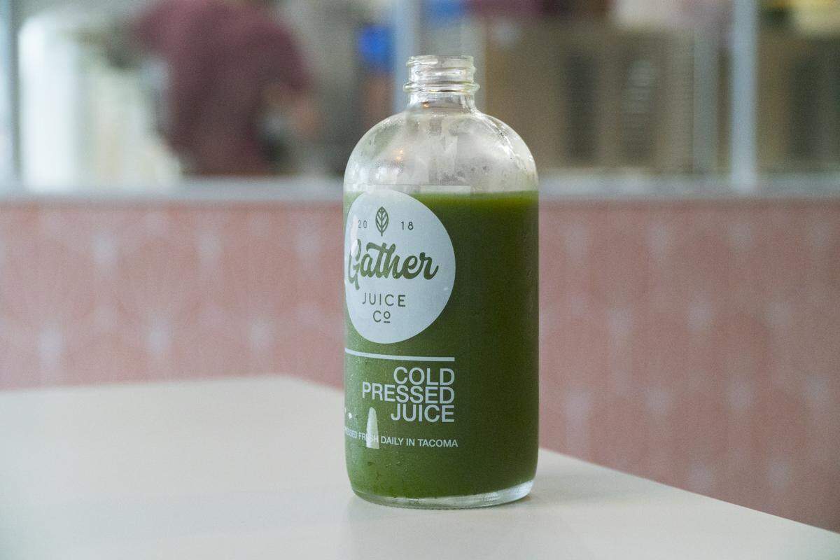 Cold-pressed juice from Tacoma’s Gather Juice Co.