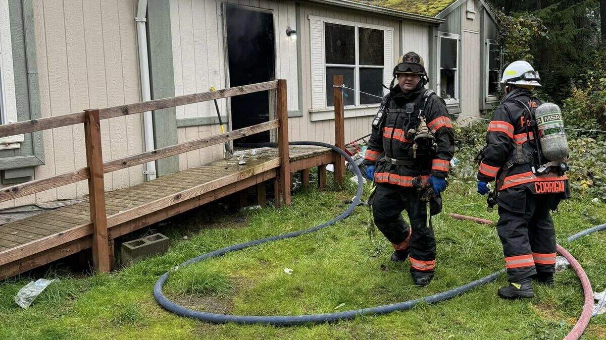One person is dead following a house fire in Gig Harbor on Sunday.