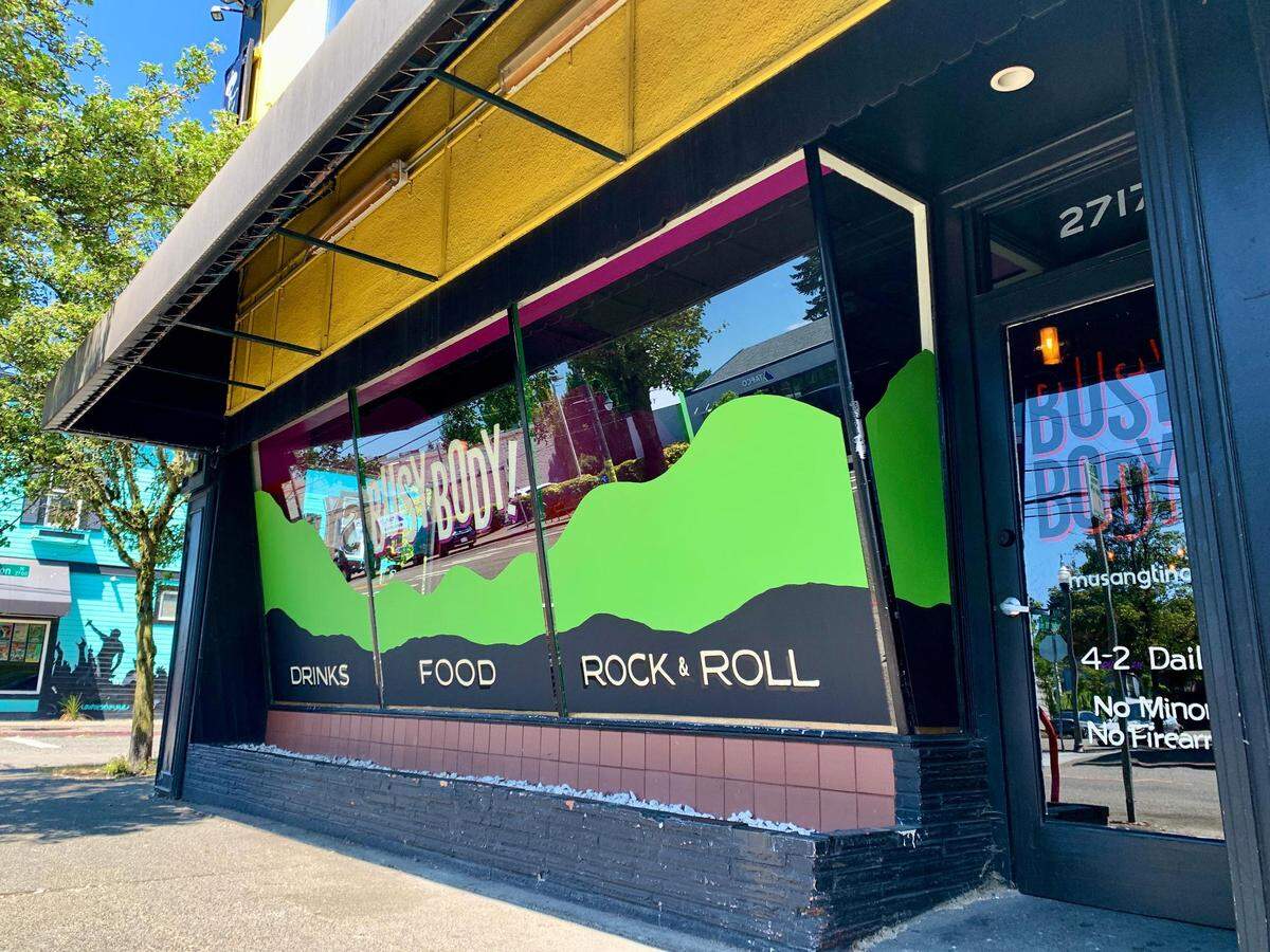 Busy Body!, opening July 7 at 2717 6th Ave., is a rock’n’roll-themed bar with frequent DJ nights and Filipino bar food from Musangtino’s, a spinoff concept of chef Melissa Miranda’s acclaimed Beacon Hill restaurant Musang.